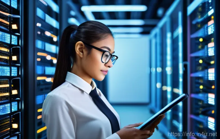 정보처리 실기 시험에서 요구되는 코딩 스킬 - In a brightly lit, modern open-plan office, a diverse group of three young IT professionals (two fem...